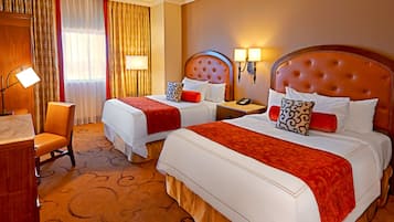 Pillowtop beds, in-room safe, desk, iron/ironing board
