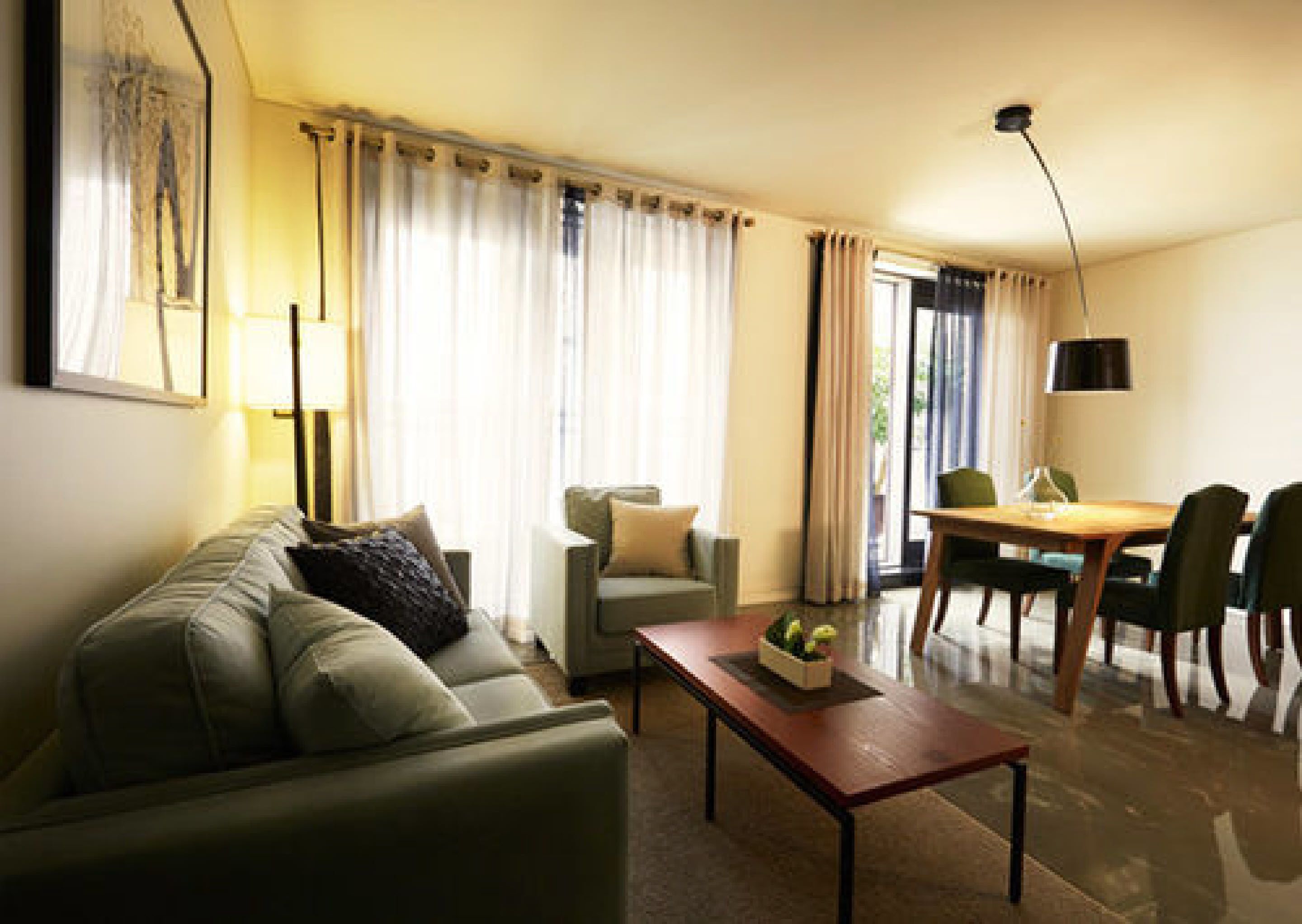 suite (lacky) | living area | 55-inch led tv with cable channels, tv, pay films