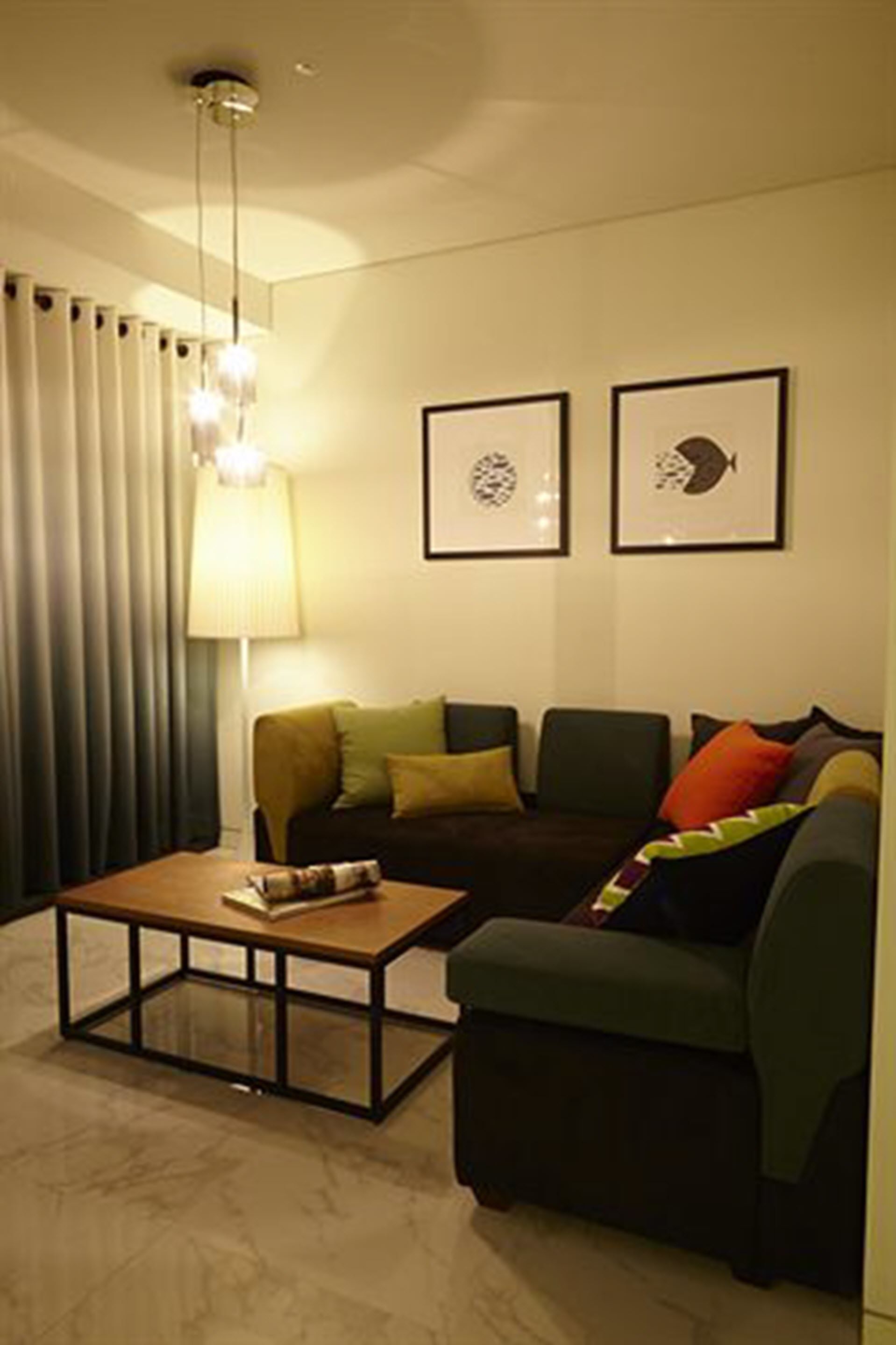 premium double room | living area | 55-inch led tv with cable channels, tv, pay films