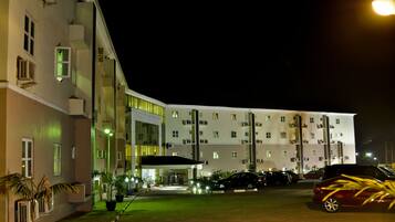 Front of property – evening/night