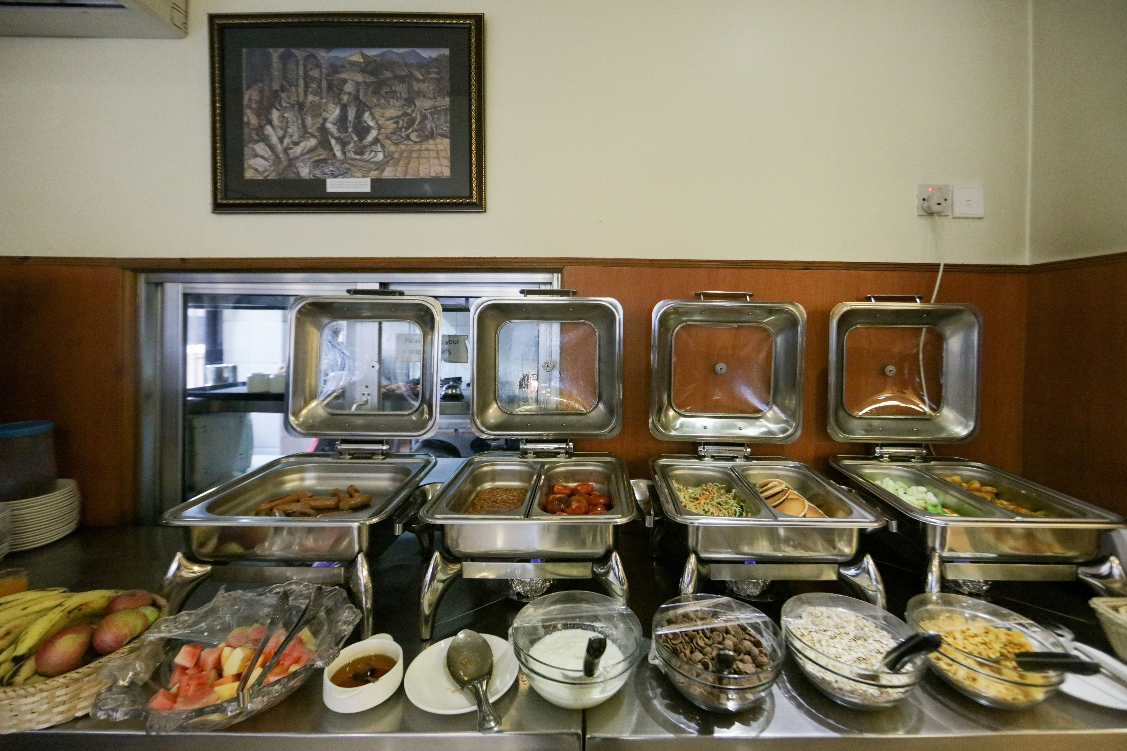 daily continental breakfast (npr 550 per person)