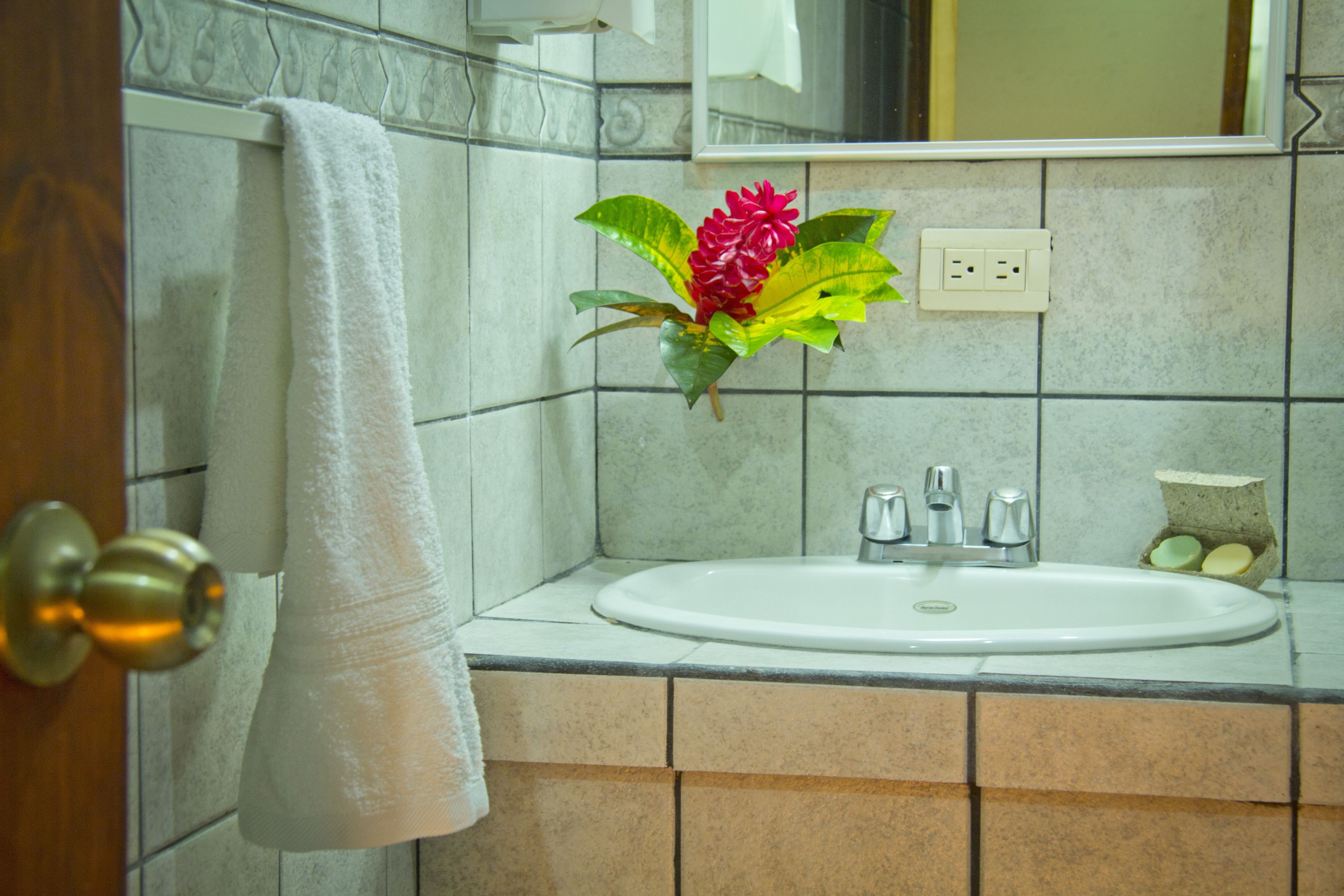 superior double room, 2 double beds | bathroom | shower, free toiletries, hair dryer, towels