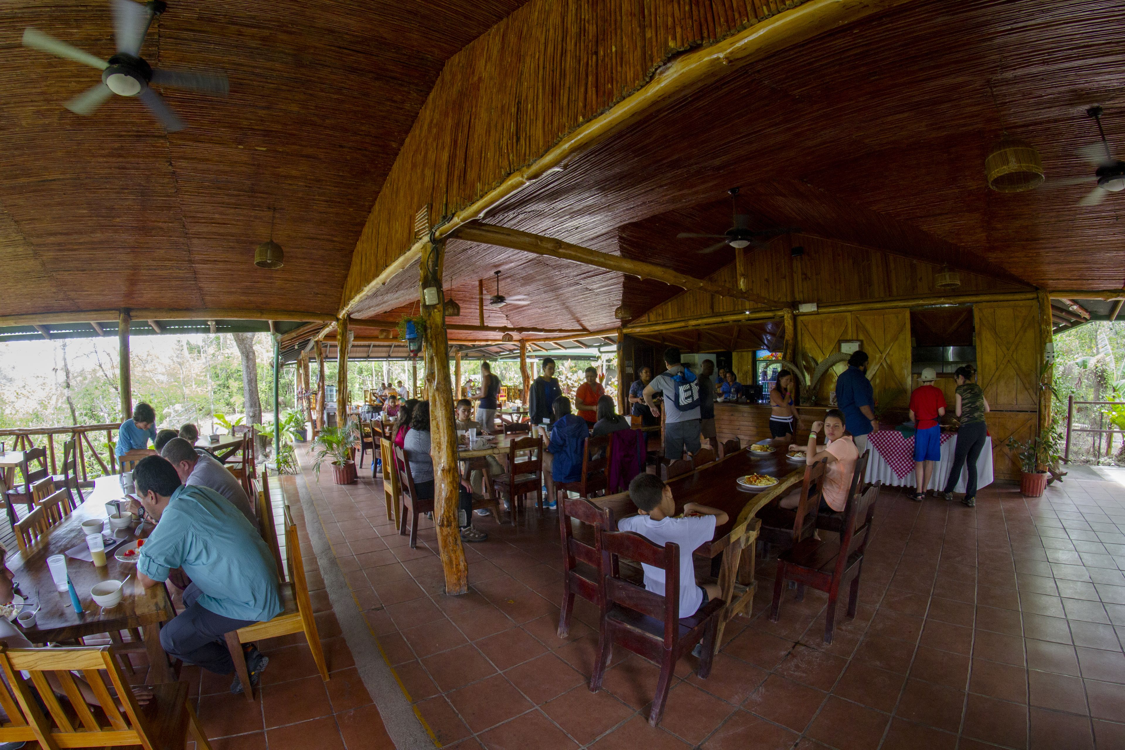 breakfast, lunch and dinner served