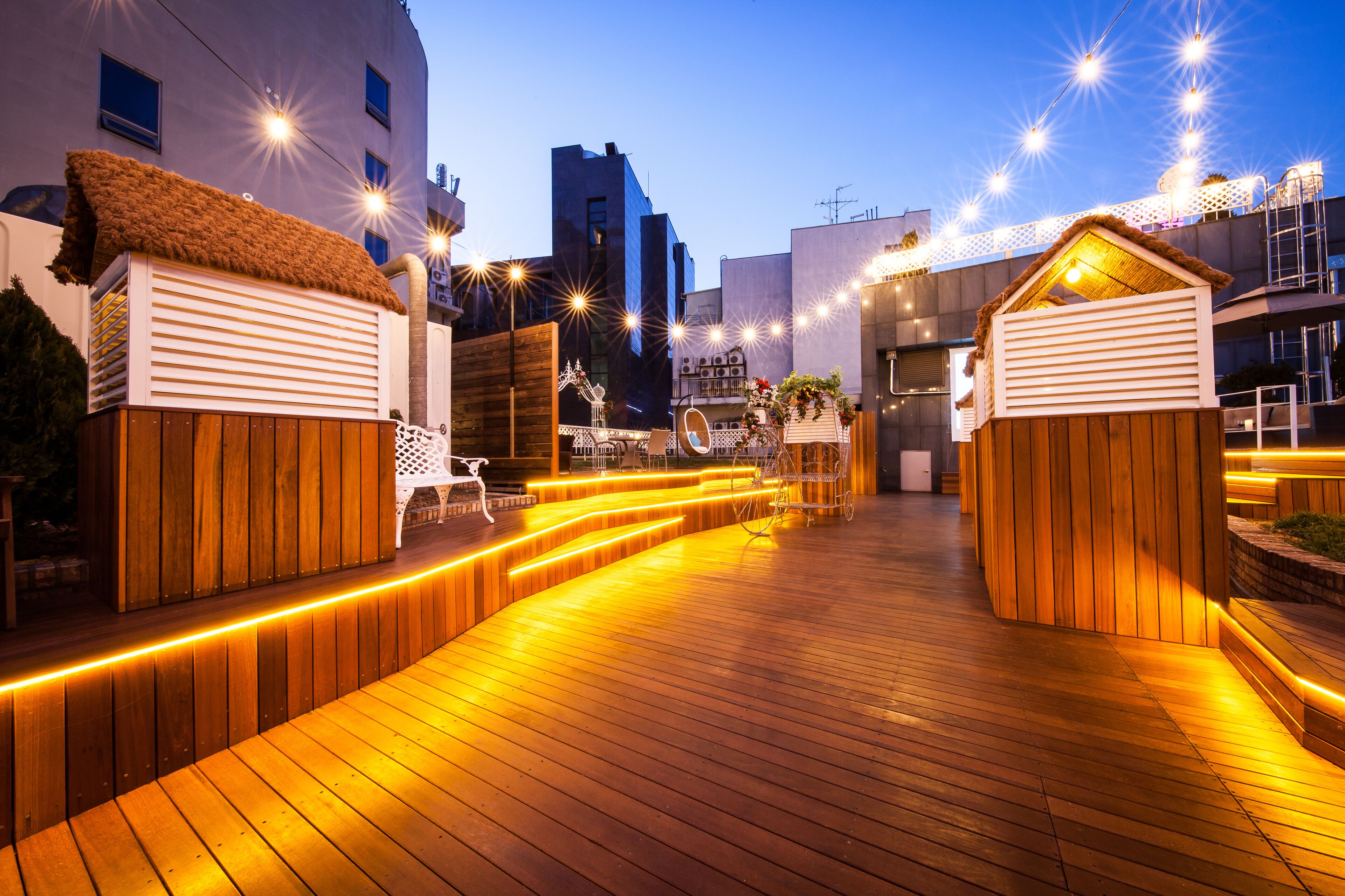 front of property – evening/night