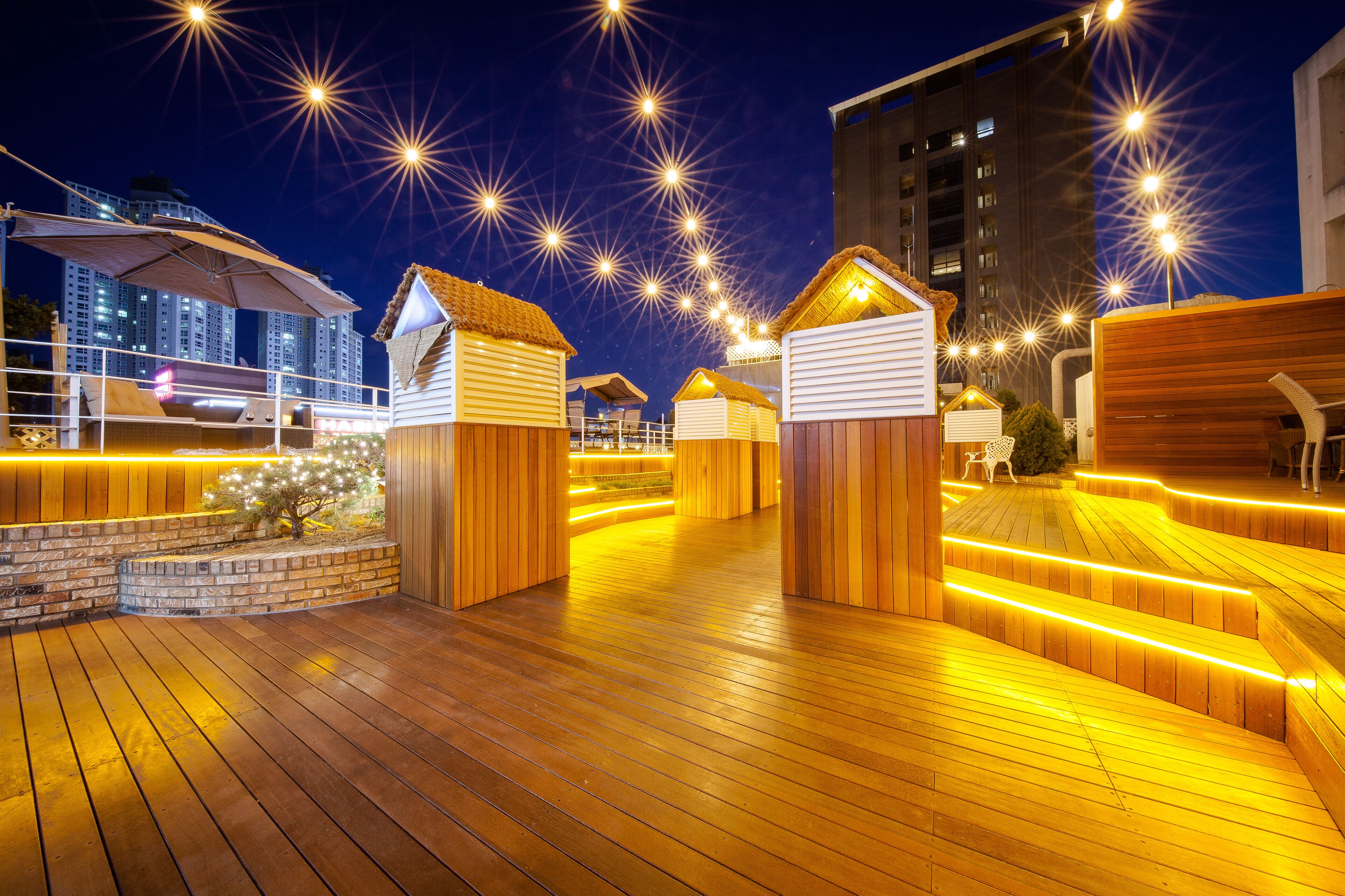 front of property – evening/night