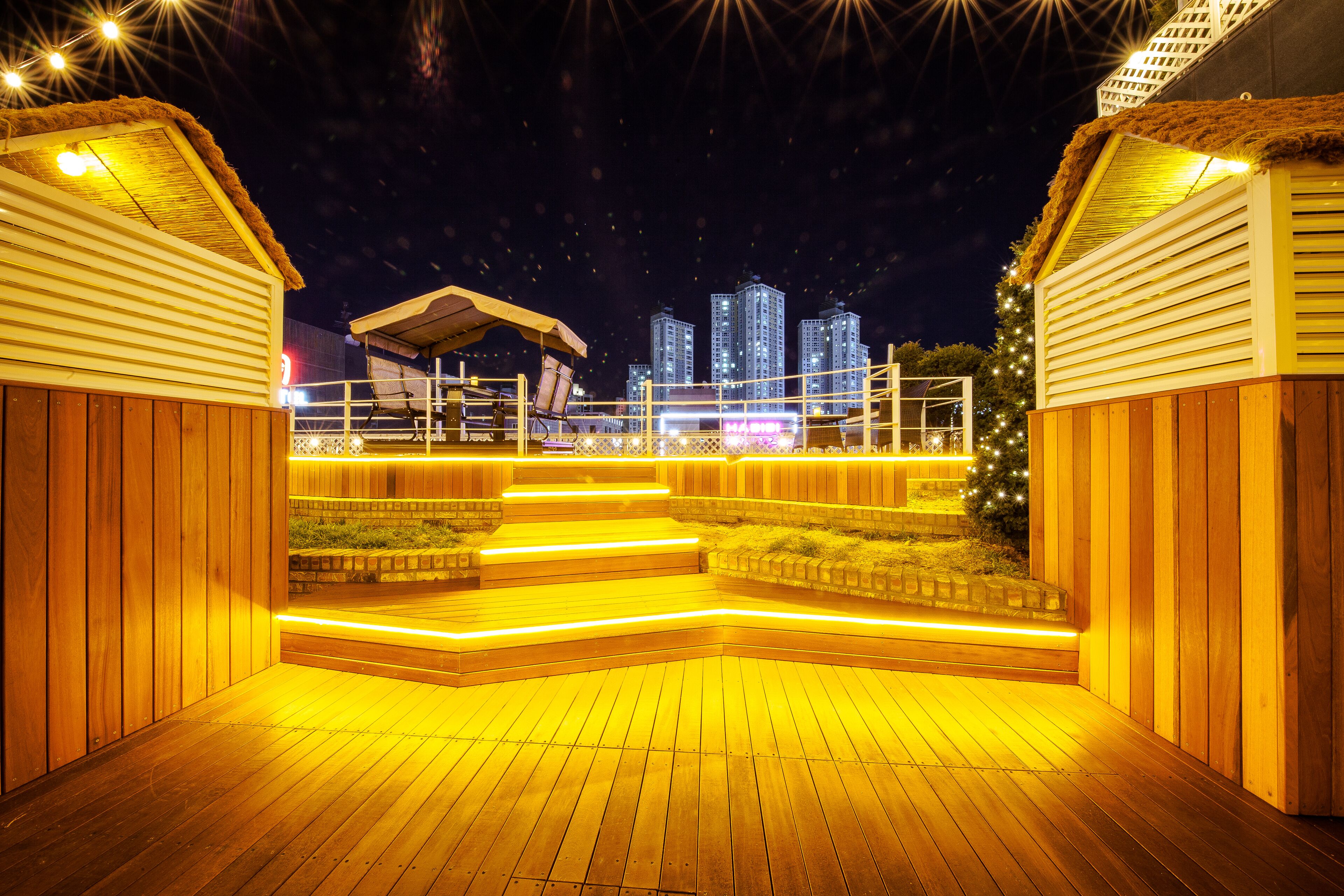 front of property – evening/night