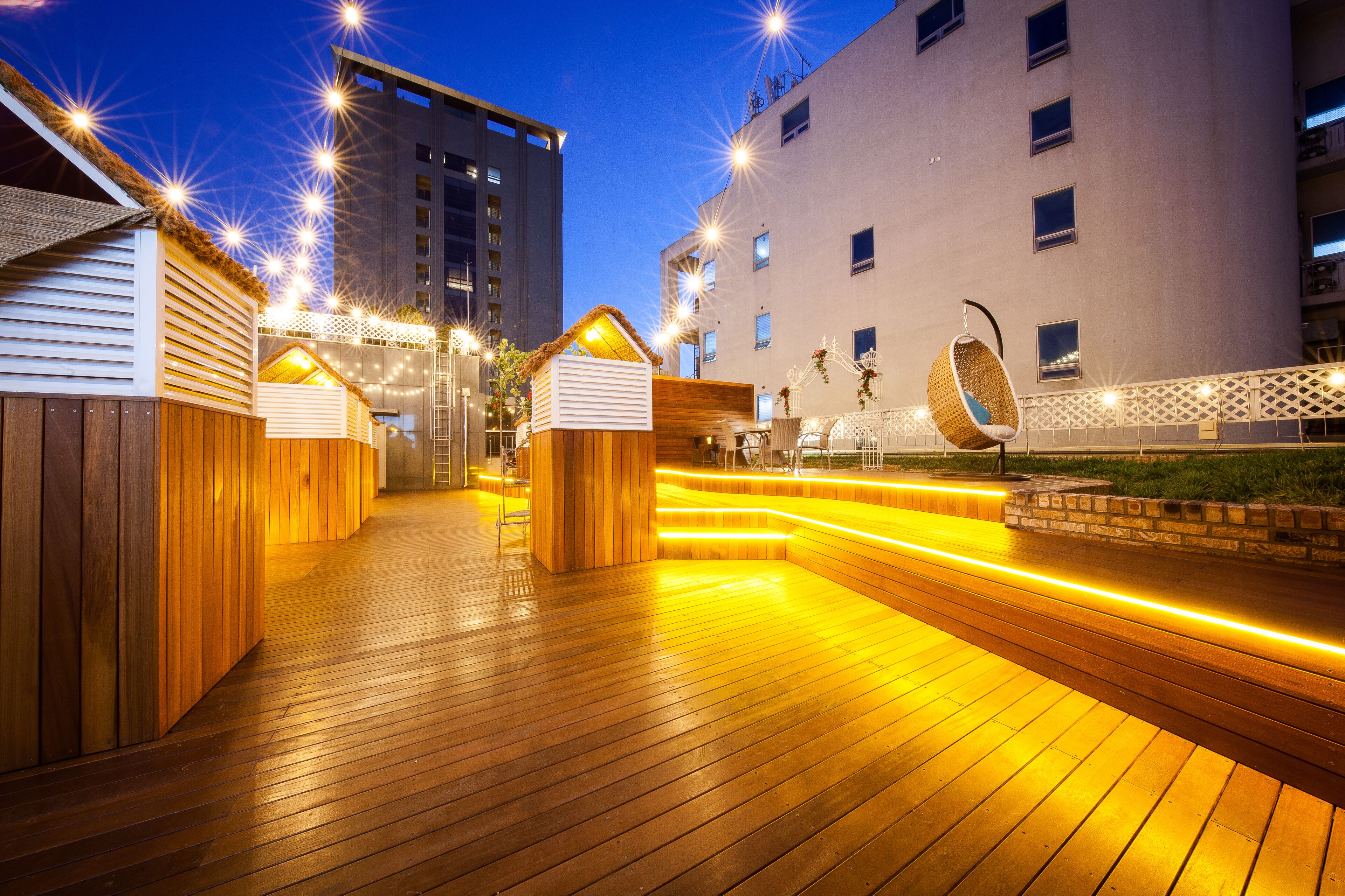 front of property – evening/night