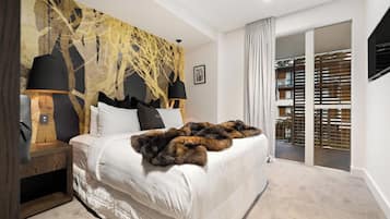 Apartamento luxo (Earl St by Eichardt's) | 1 quarto, roupas de cama premium, camas com colchões pillow-top