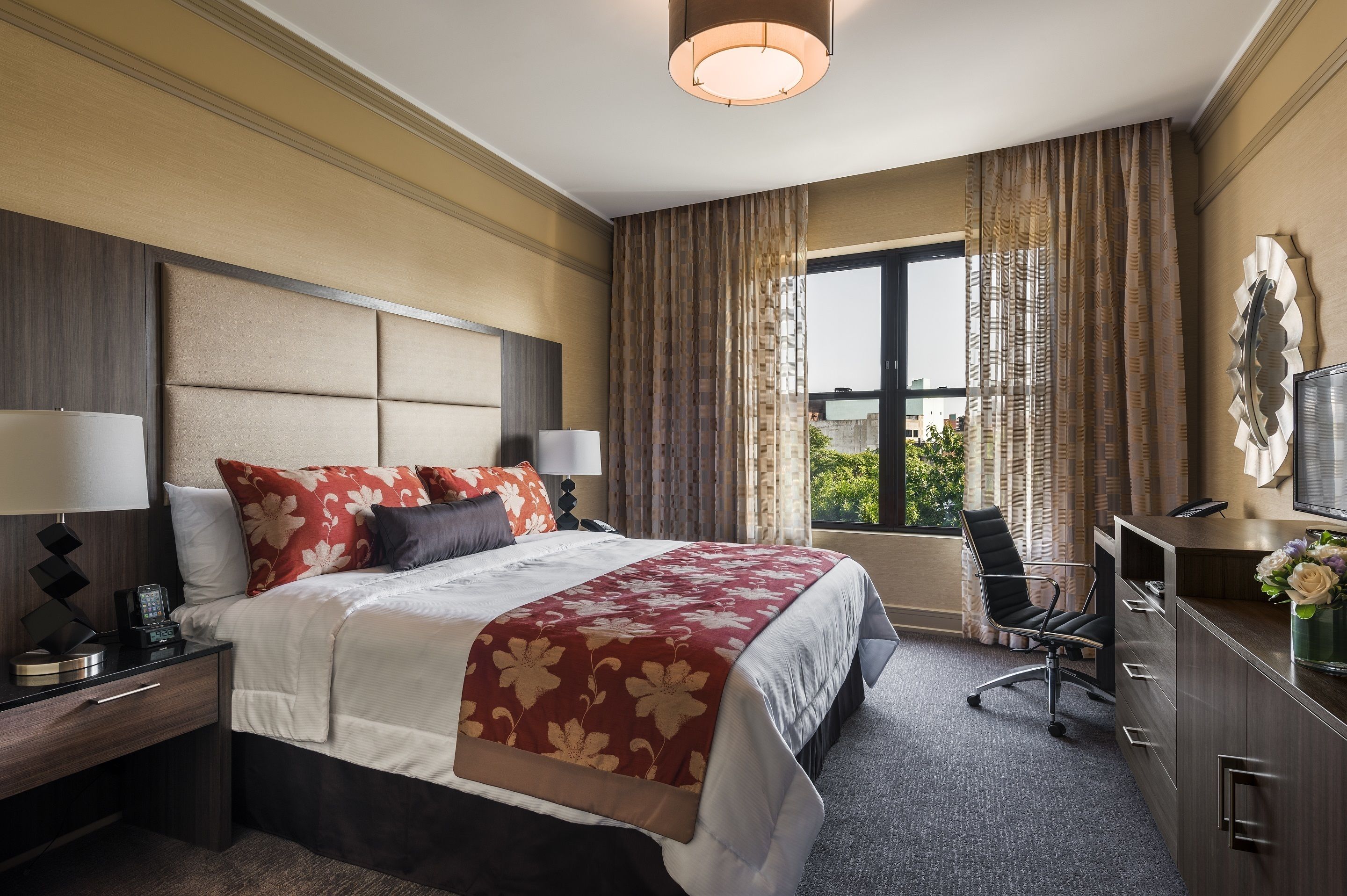 superior room, 1 king bed | premium bedding, in-room safe, individually decorated