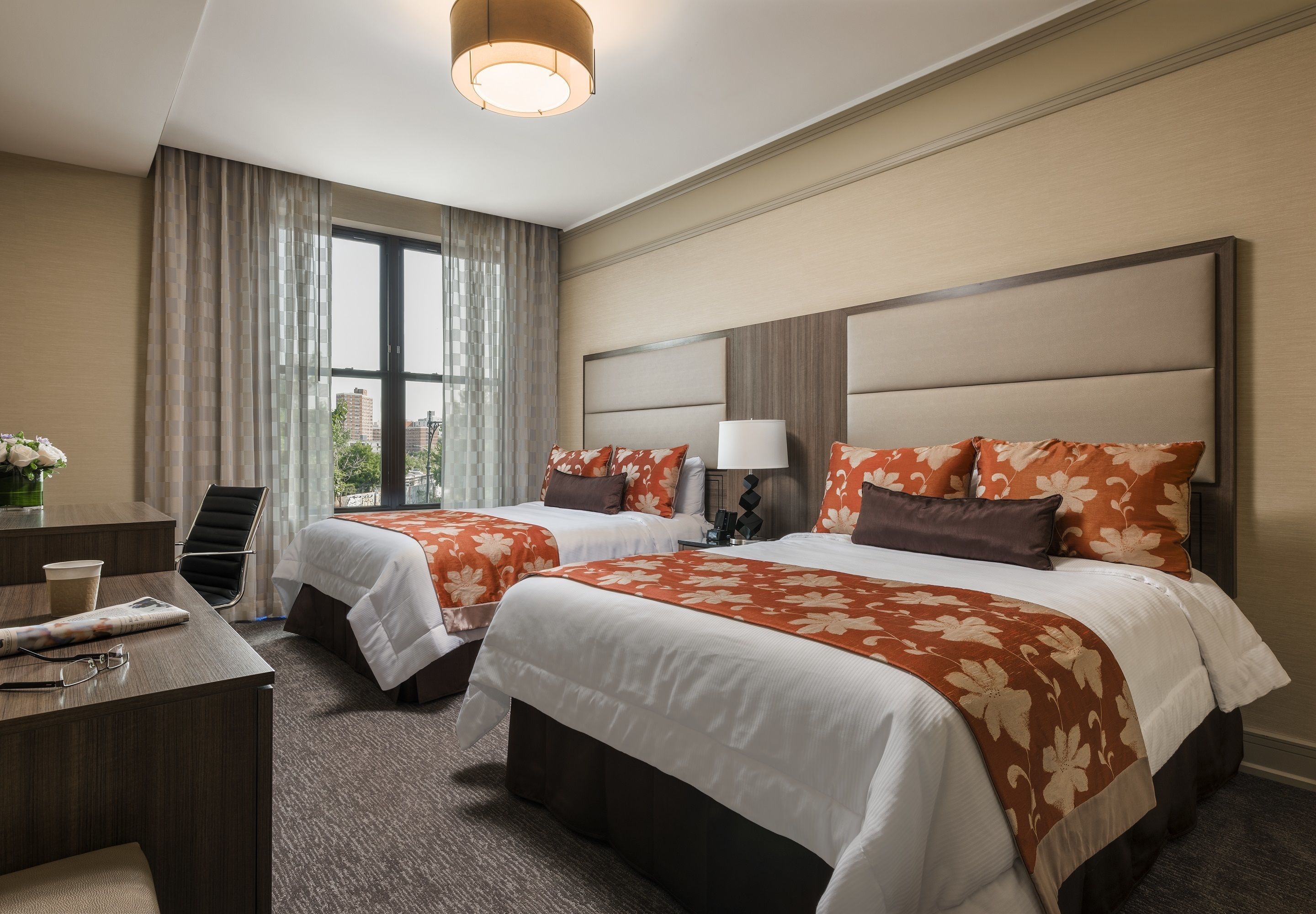superior room, 2 queen beds | premium bedding, in-room safe, individually decorated
