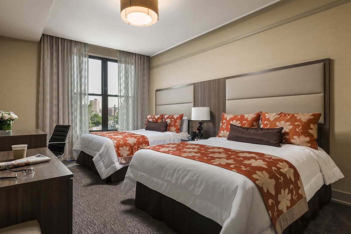 superior room, 2 queen beds | premium bedding, in-room safe, individually decorated