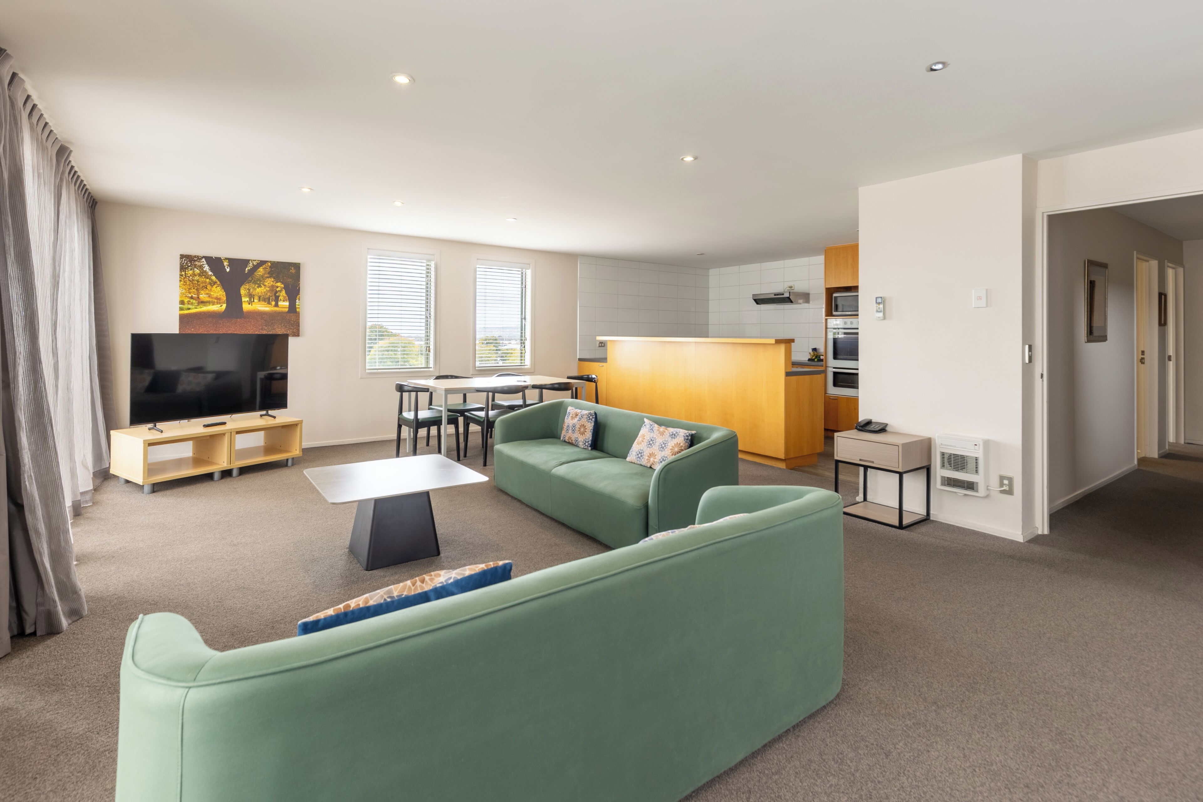 Departamento, 3 habitaciones | Tabla de planchar con plancha, cunas, wifi gratis y ropa de cama 