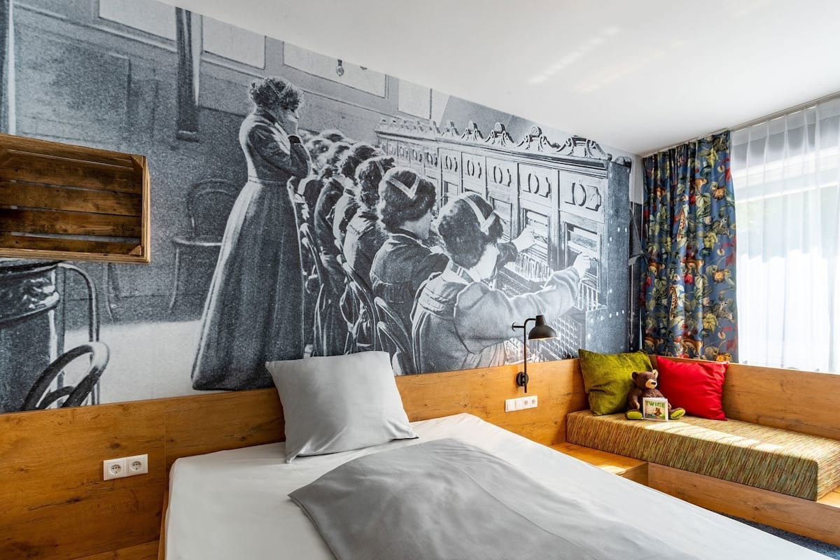 Hypo-allergenic bedding, individually decorated, individually furnished