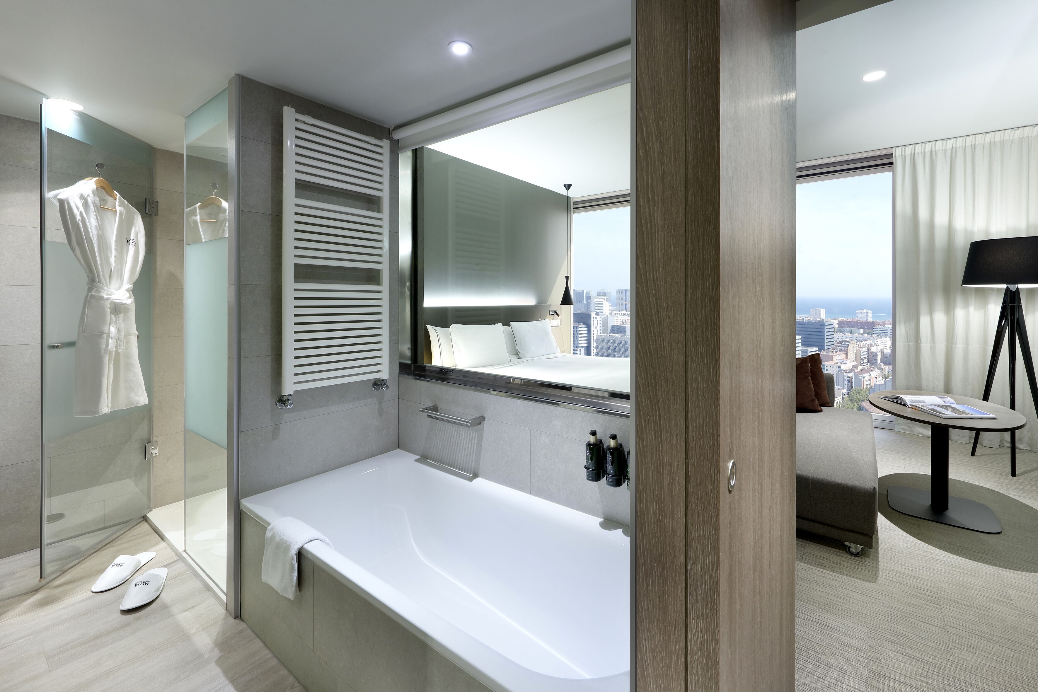 premium room, ocean view (the level grand (2+1)) | bathroom | free toiletries, hair dryer, bathrobes, slippers