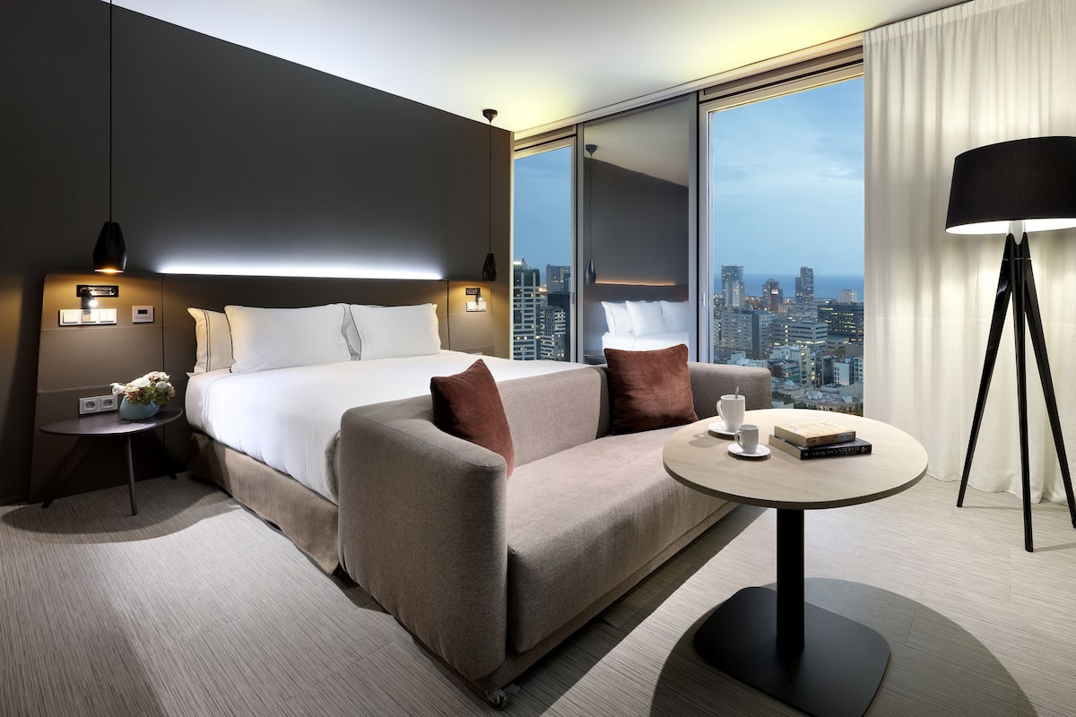 The Level, Suite, Sea View | 1 soverom, sengetøy av topp kvalitet, dundyner og minibar