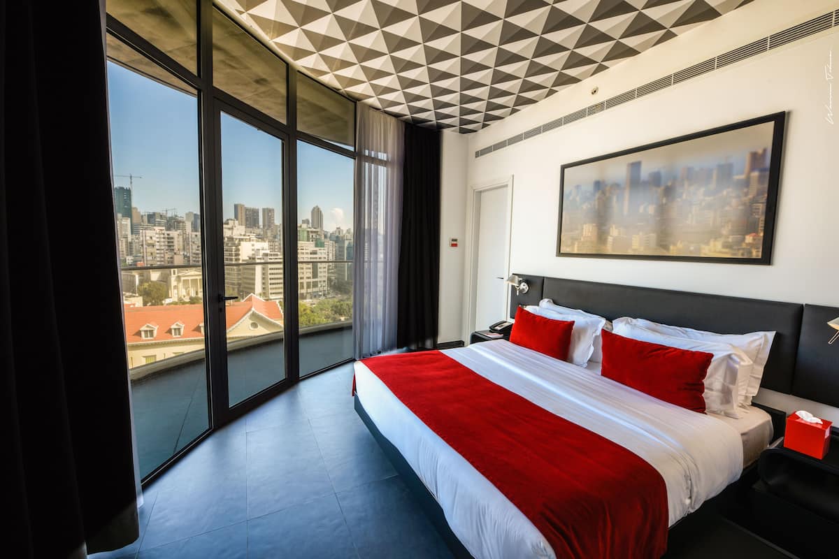 premium bedding, minibar, in-room safe, individually decorated
