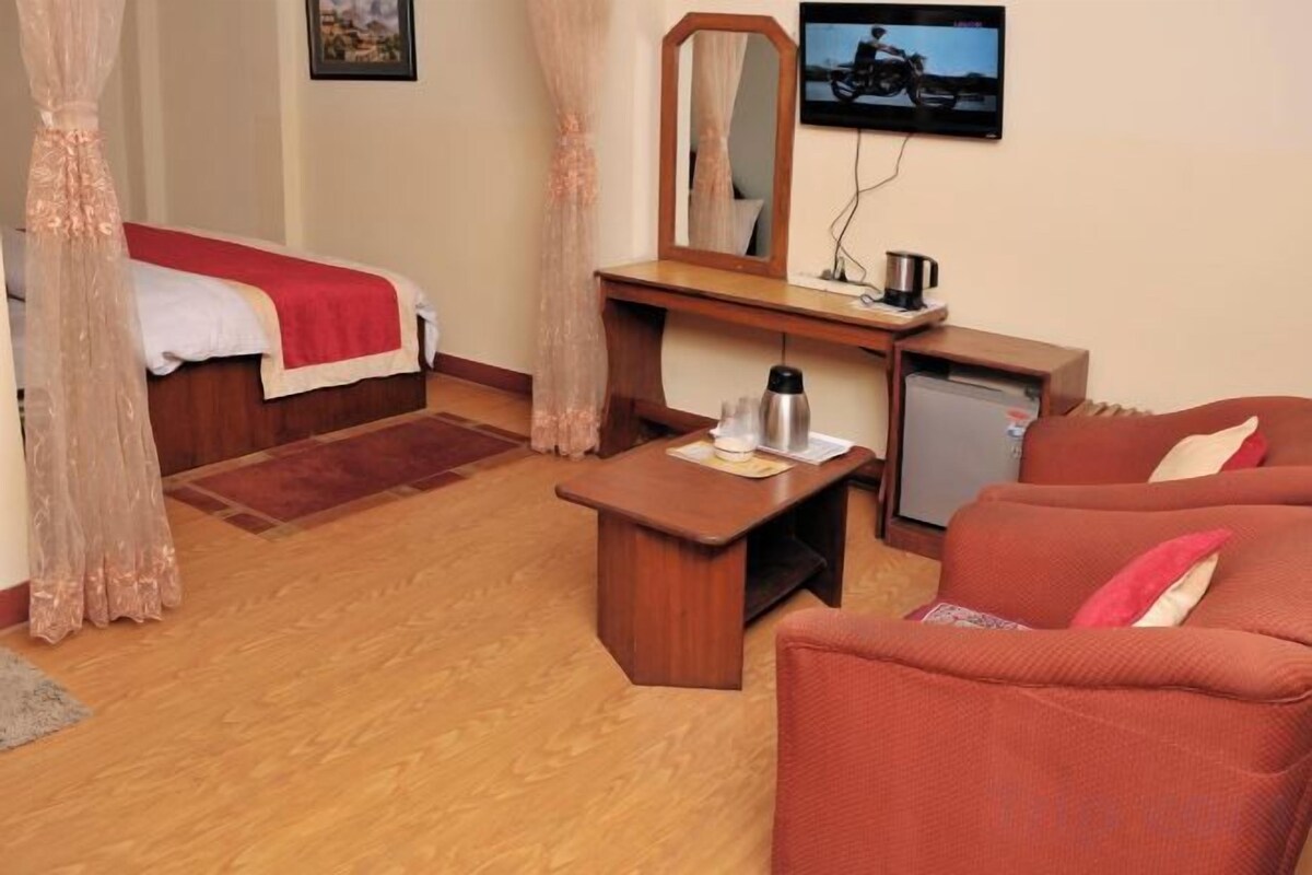 Premium bedding, memory foam beds, in-room safe, desk