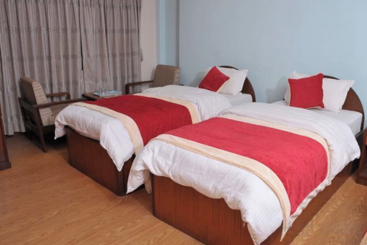 Premium bedding, memory foam beds, in-room safe, desk