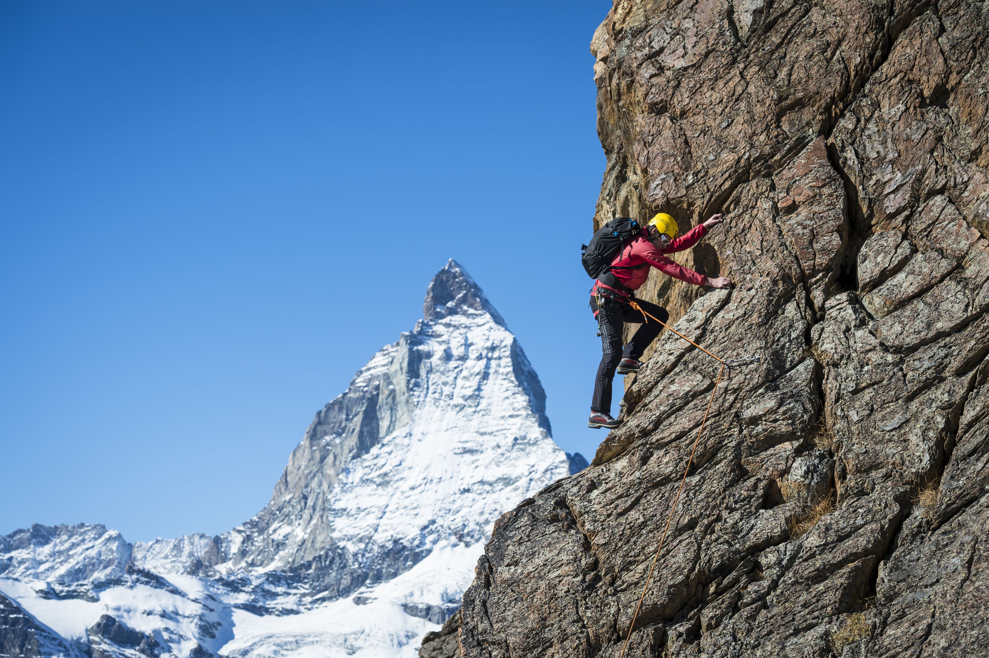 outdoor rock climbing