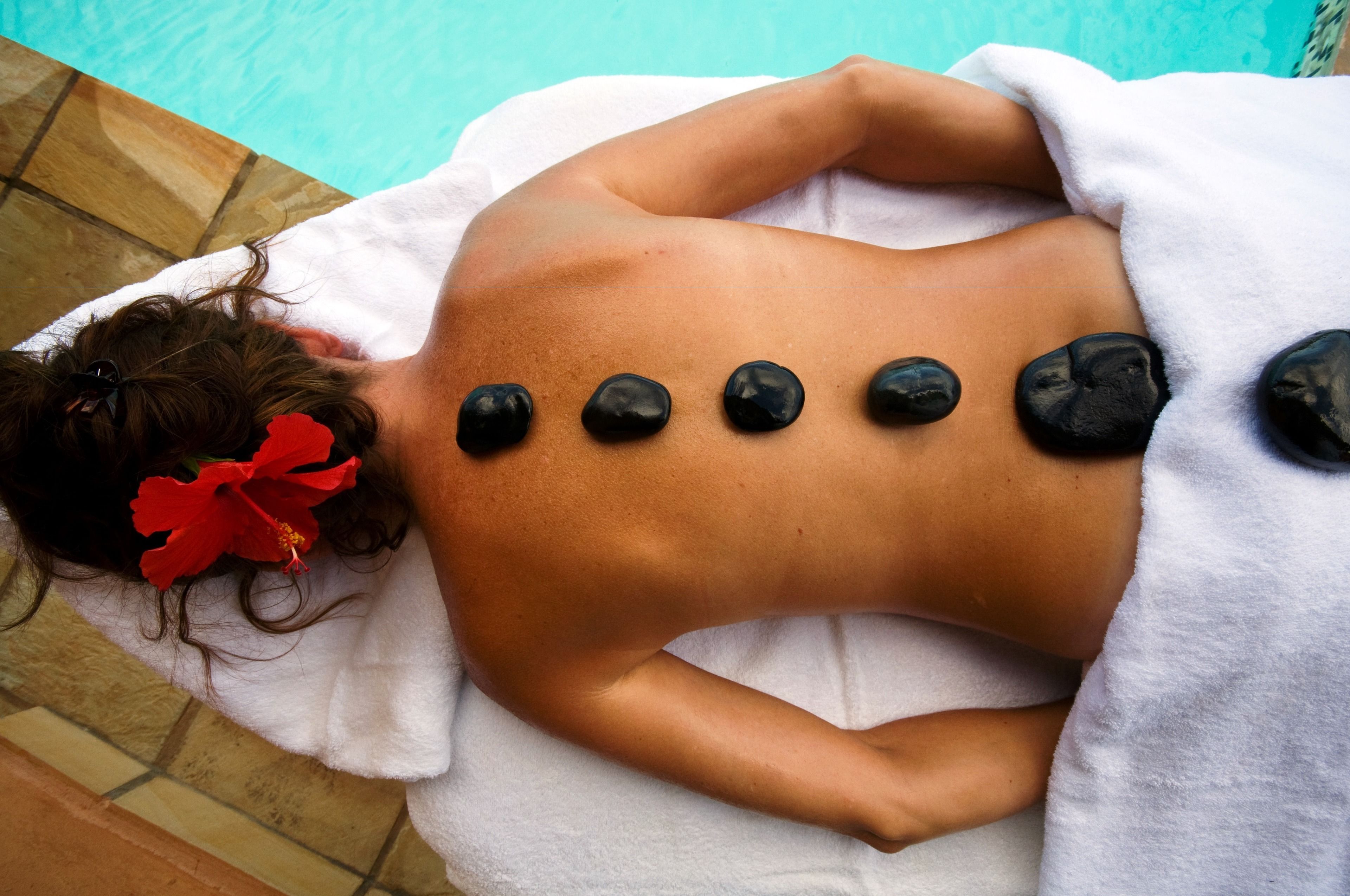 hot stone massages, manicures and pedicures, massages