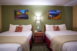 Basic Room, 2 Queen Beds | Desk, iron/ironing board, free WiFi, bed sheets - Red River Inn Silt-Rifle (Silt)