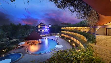 Front of property - evening/night