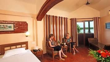 Free minibar items, desk, soundproofing, iron/ironing board