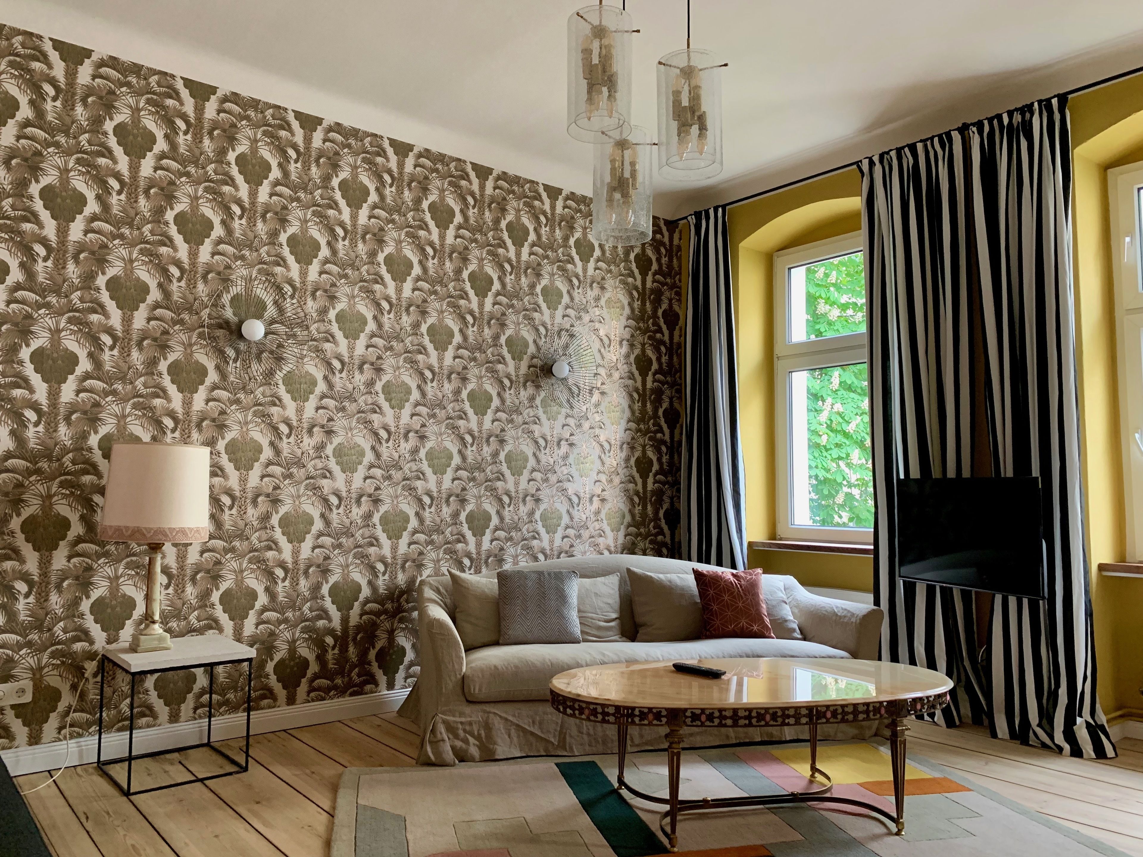 superior apartment | living area | 32-inch flat-screen tv with cable channels, tv