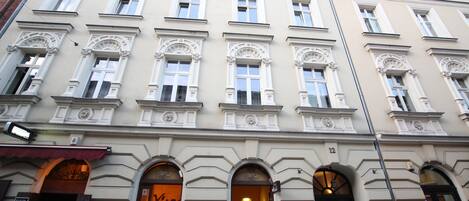 Overnatningsstedets facade