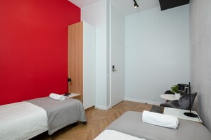 Egyptian cotton sheets, down duvets, memory-foam beds