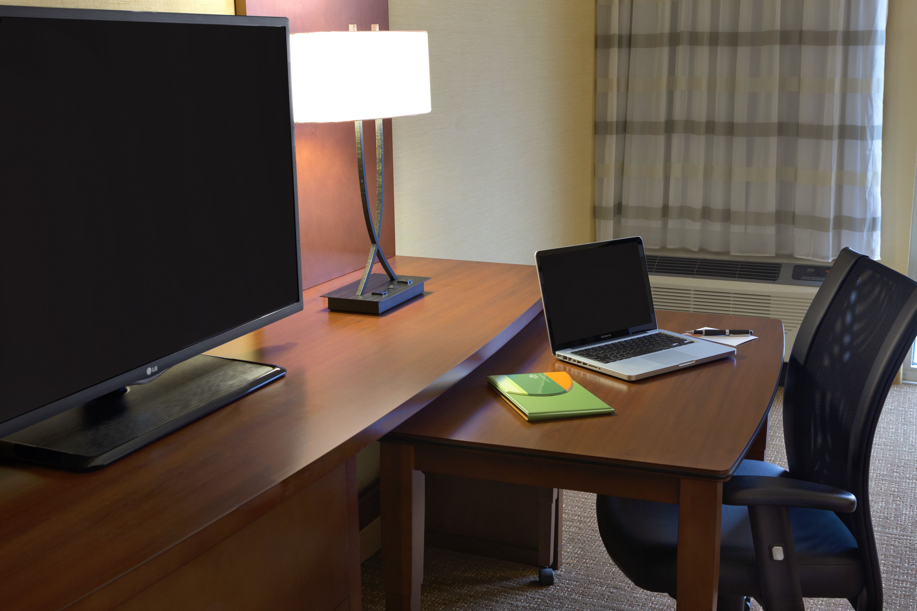 in-room safe, desk, blackout curtains, iron/ironing board