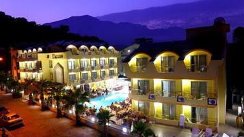 Front of property - evening/night