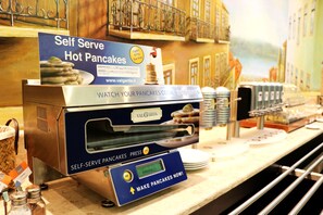 Café da manhã com buffet grátis