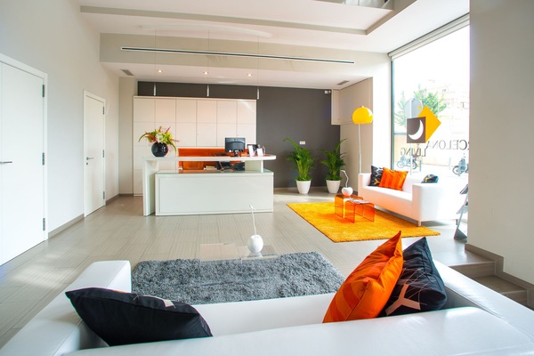 Lobby sitting area