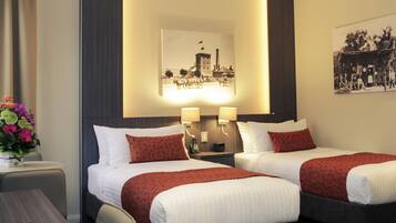 Ropa de cama de alta calidad y artículos del minibar gratis