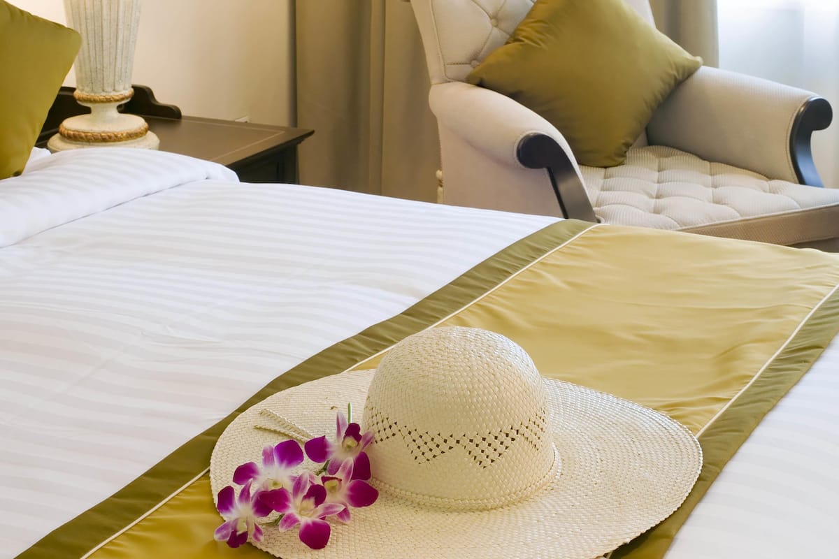 Deluxe-rum - 2 enkelsängar | Sängtillbehör av högsta kvalitet och minibar med vissa gratis produkter