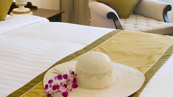 Deluxe-Zimmer, 2 Einzelbetten | Hochwertige Bettwaren, Minibar (mit einigen kostenlosen Artikeln)