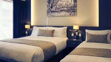 Ropa de cama de alta calidad y artículos del minibar gratis