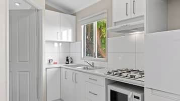 Superior 1 Bedroom Cabin | Private kitchen | Electric kettle