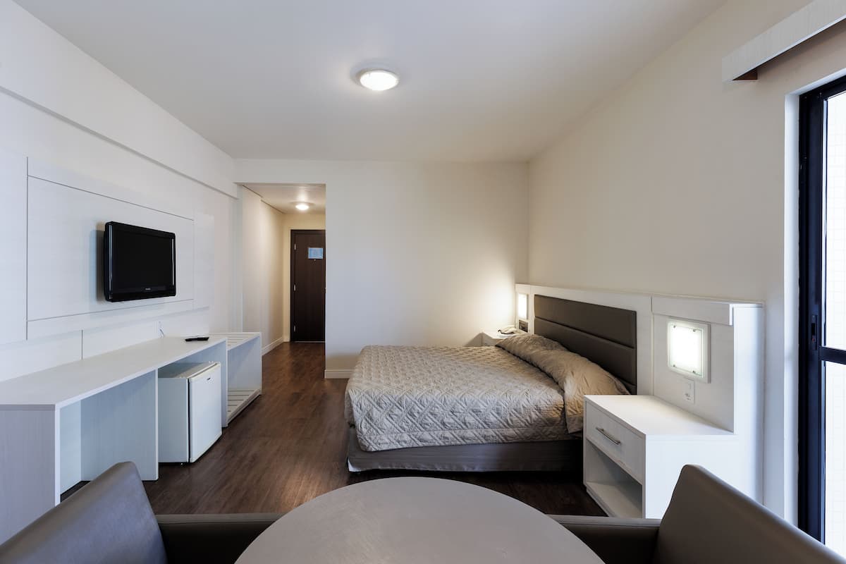 Minibar, in-room safe, desk, blackout drapes