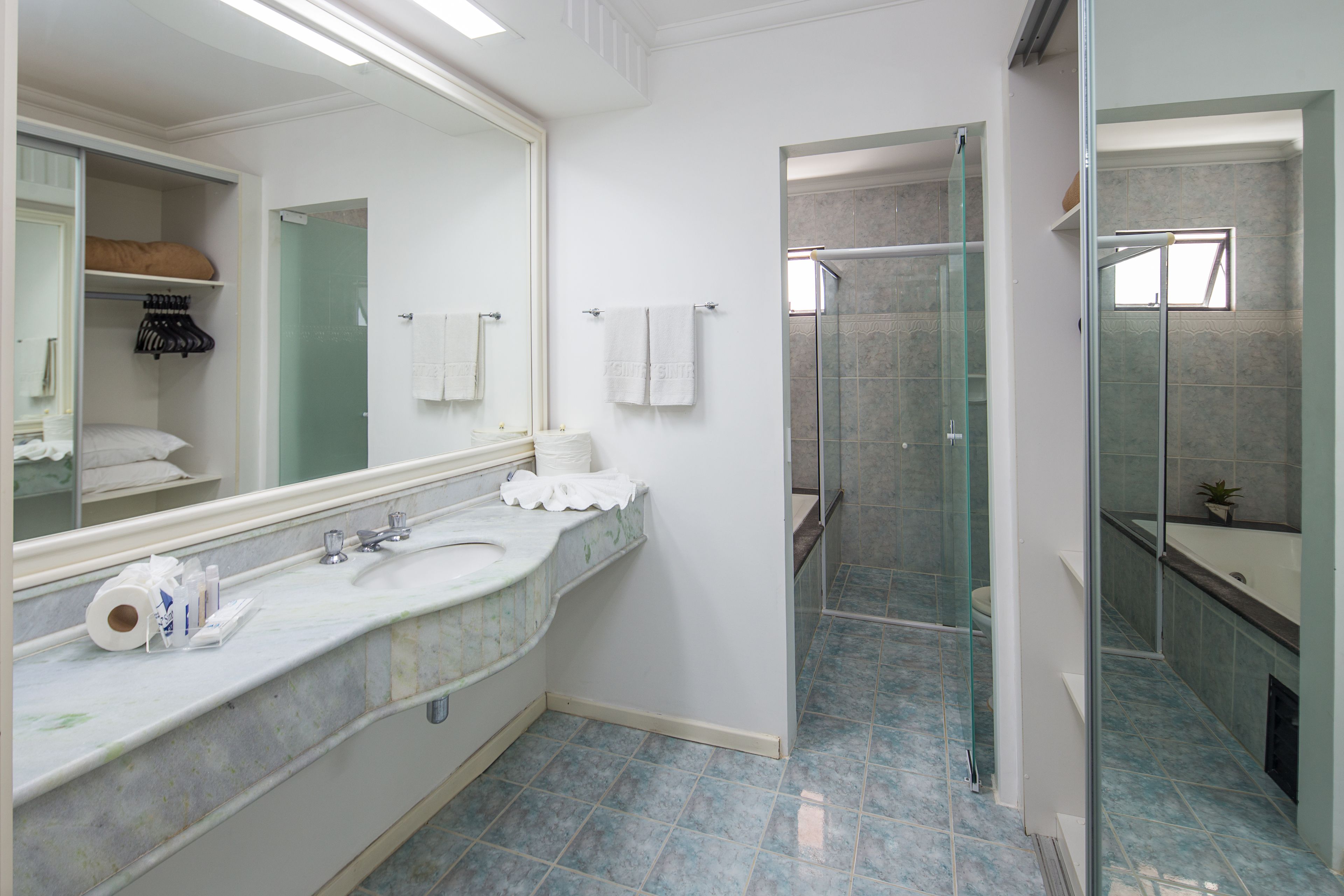 deluxe suite, hot tub | bathroom | shower, rainfall showerhead, free toiletries, hair dryer