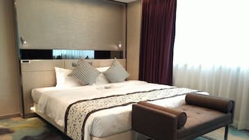 1 chambre, couette en duvet d'oie, minibar