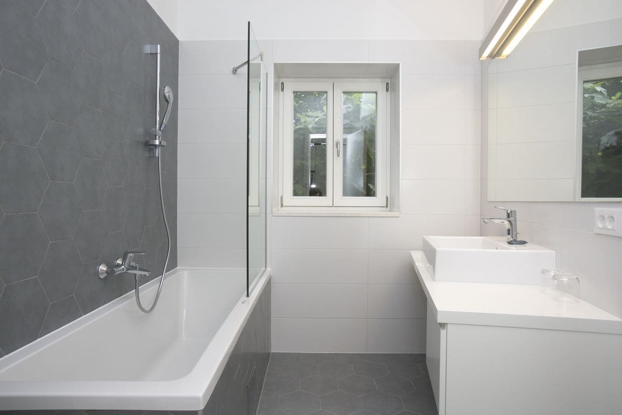 comfort double room | bathroom | designer toiletries, hair dryer, bathrobes, slippers