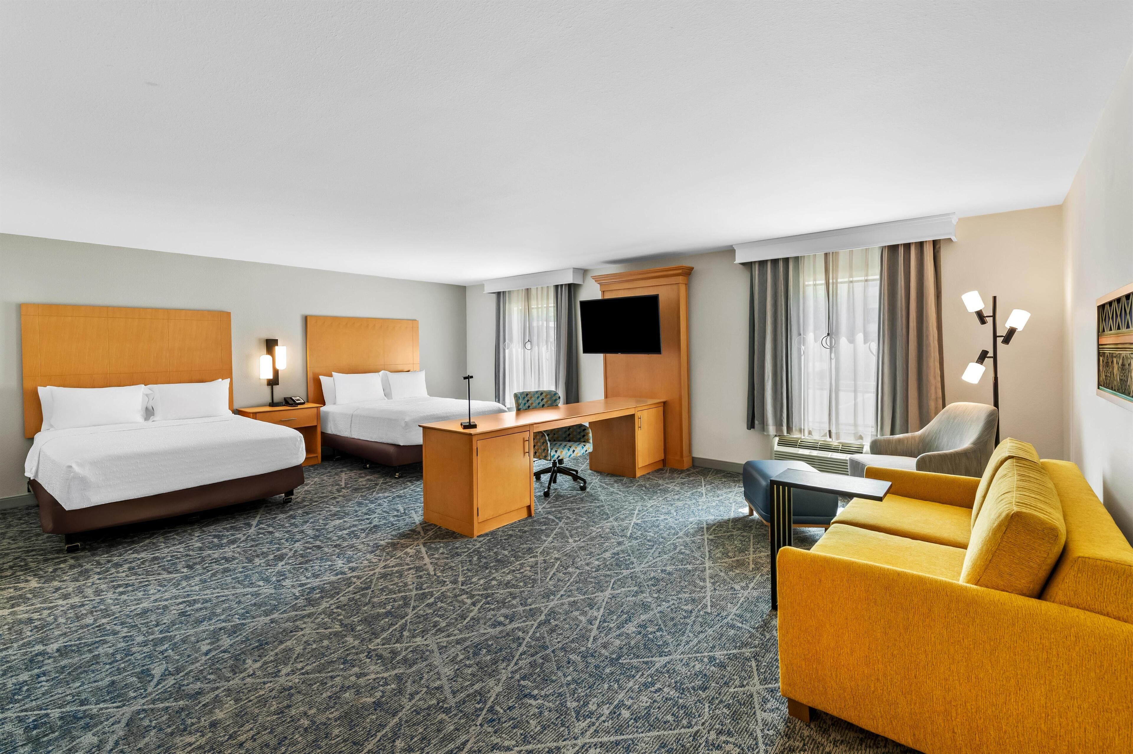 Suite, 2 Tempat Tidur Queen, Bebas Asap Rokok | Seprai premium dan tempat tidur bayi gratis