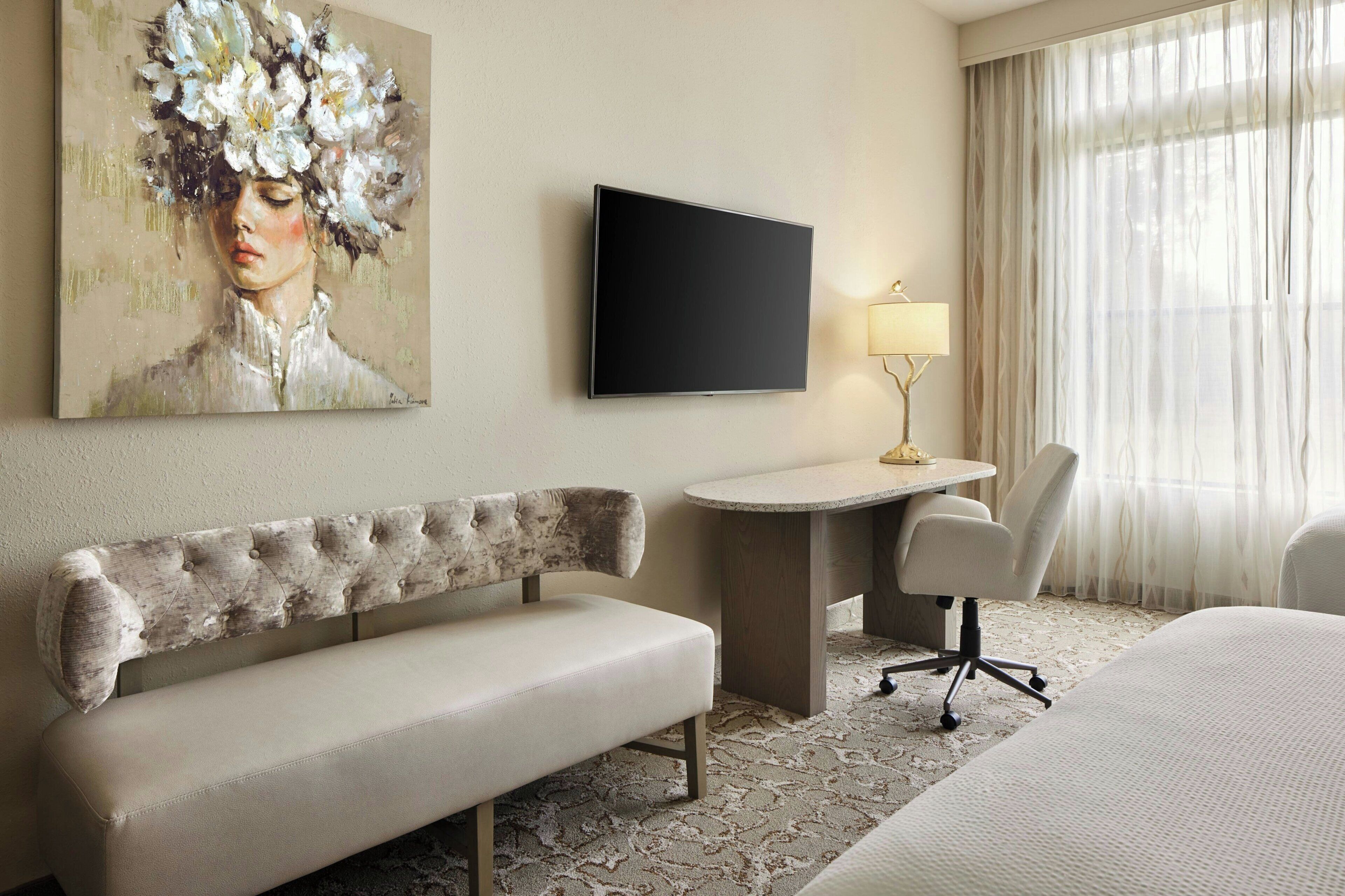 Room, 2 Queen Beds | Premium bedding, in-room safe, blackout drapes, iron/ironing board