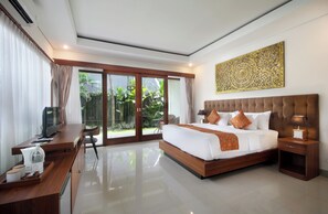 Minibar, rollaway beds, free WiFi, bed sheets - Putri Ayu Cottages (Ubud)