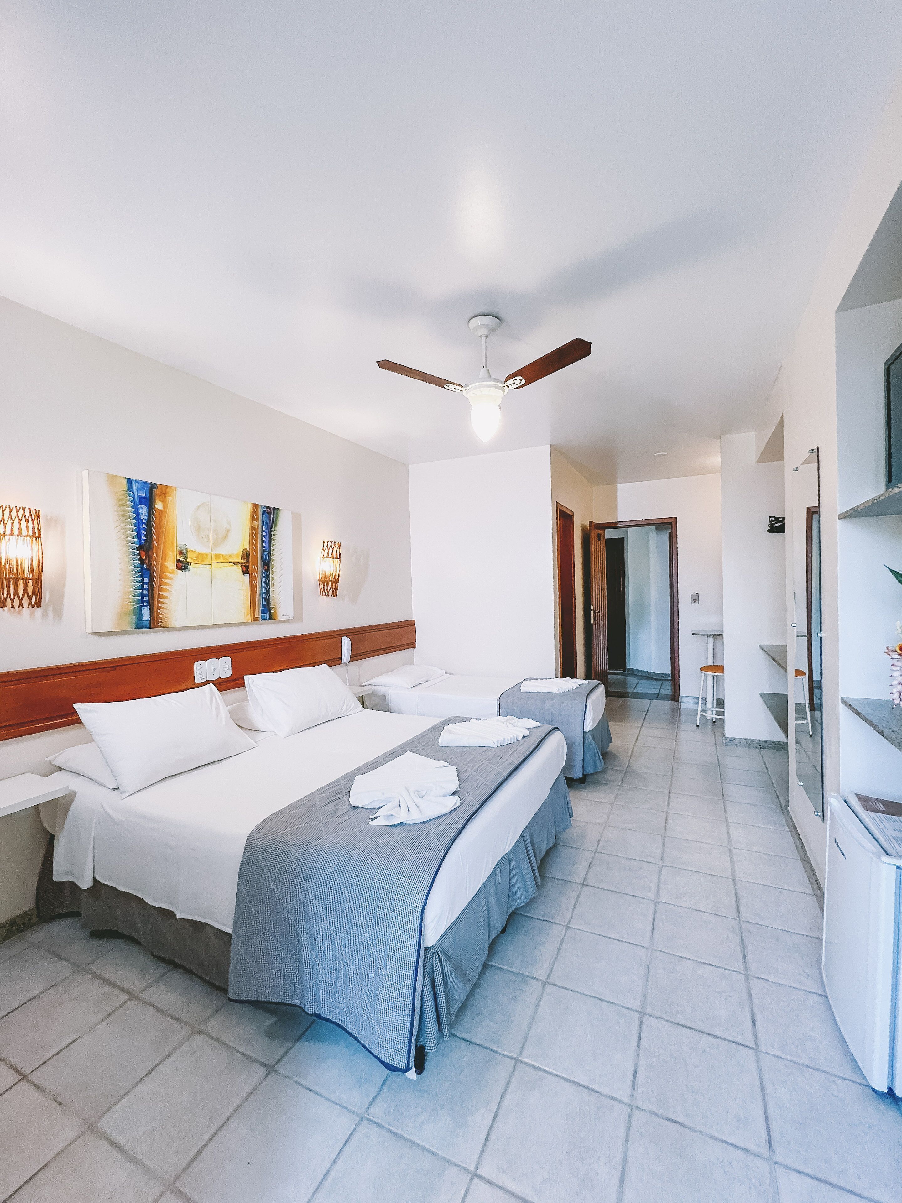 Minibar, in-room safe, blackout drapes, free WiFi