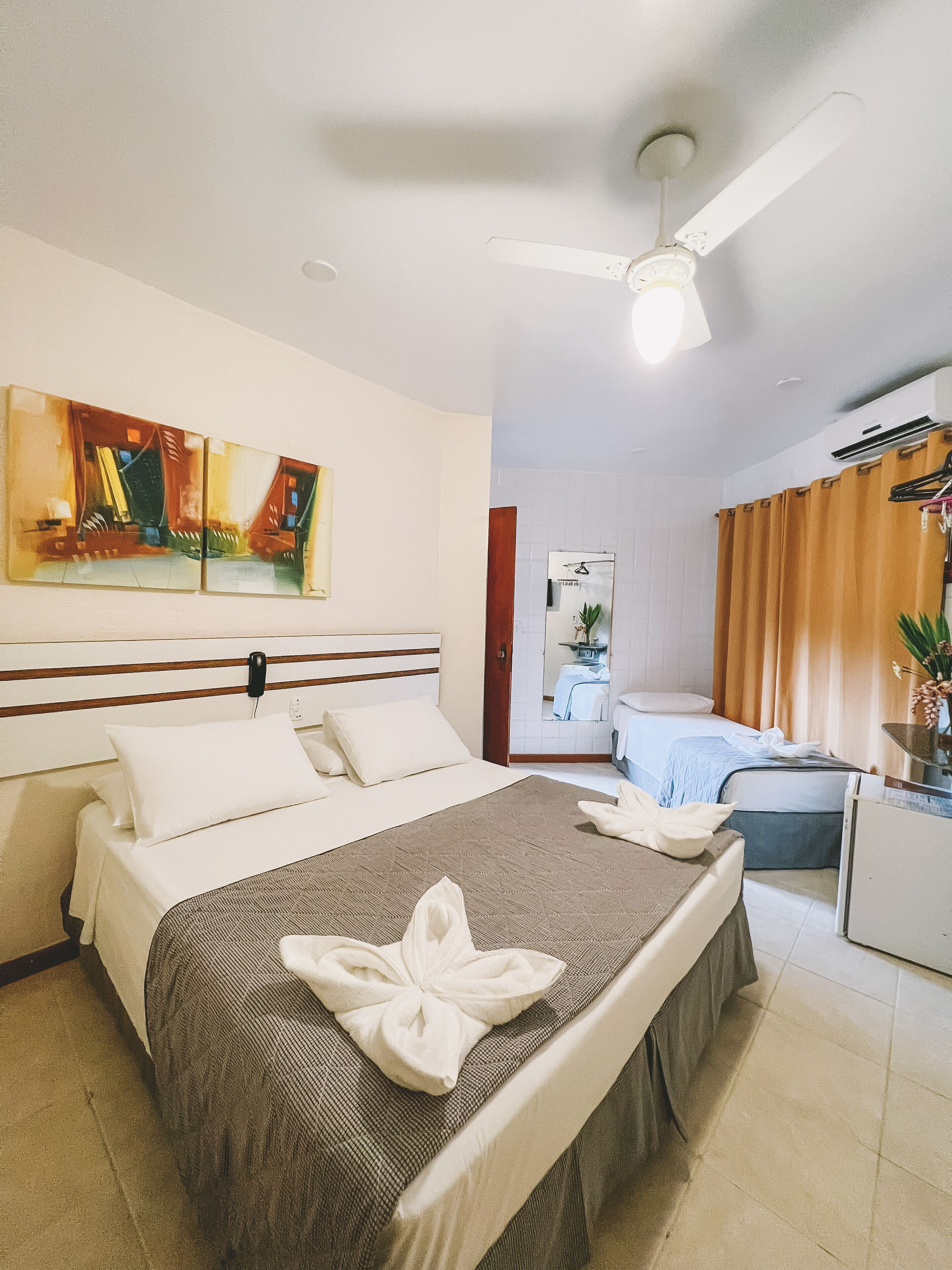 Minibar, in-room safe, blackout drapes, free WiFi