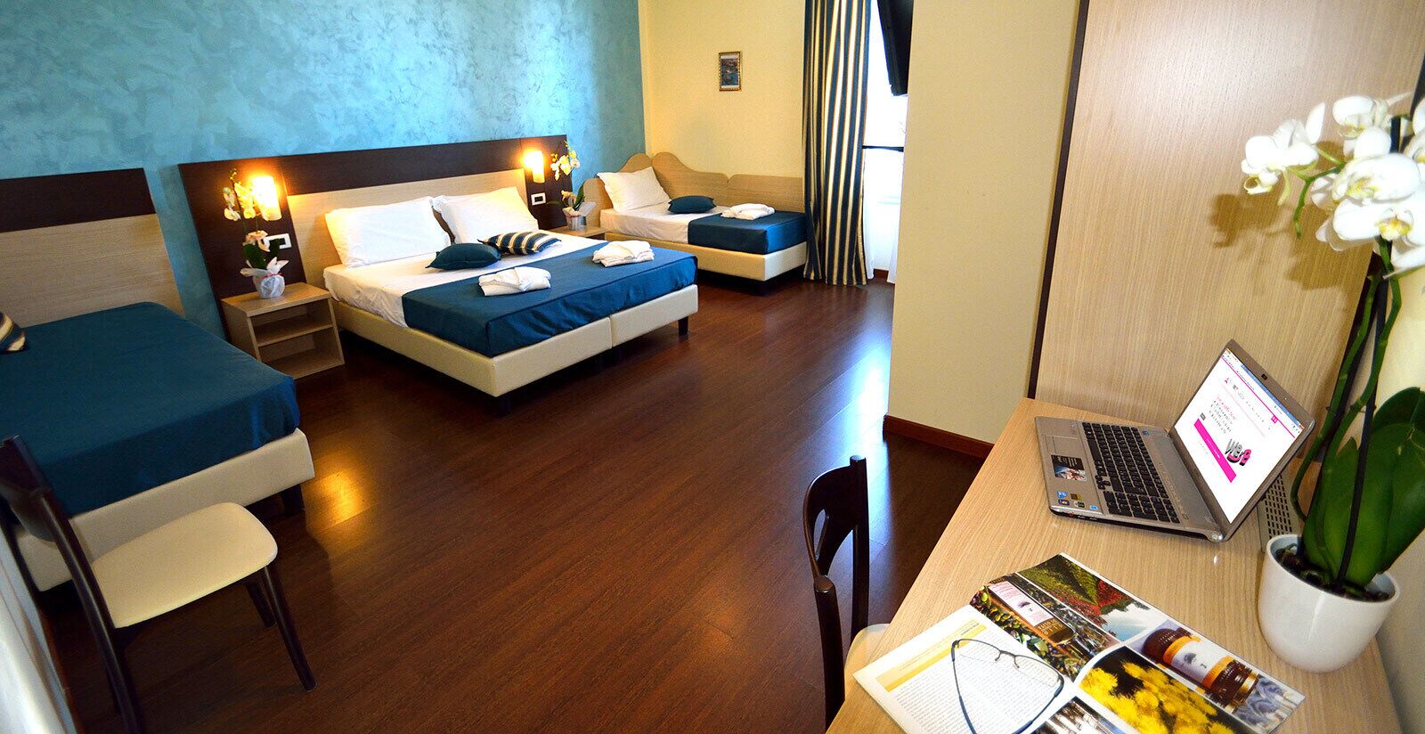 Down duvets, Select Comfort beds, minibar, in-room safe