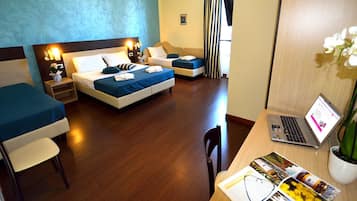 Down comforters, Select Comfort beds, minibar, in-room safe